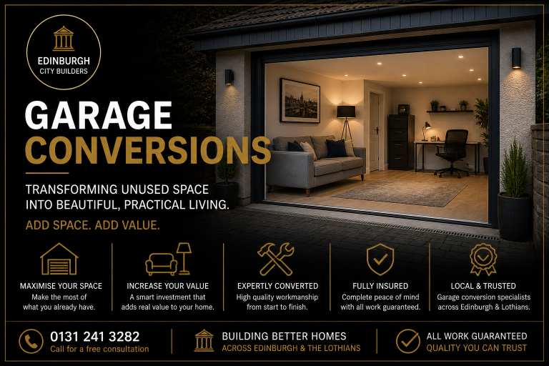 Edinburgh City Builders garage conversion builders Garage Conversions